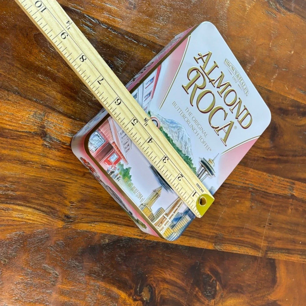 Brown and Haley Almond Roca Seattle Washington Landmark Collector Tin 10oz